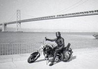 Embarcadero waterfront Bay Bridge - early 80s